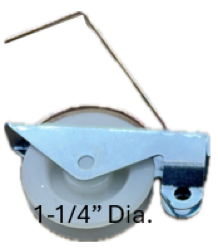 Sliding Screen Door Roller (1-1/4'' Dia. Roller) (3/16'' Roller Width)