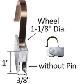 Sliding Screen Door Roller (Tab Mount)