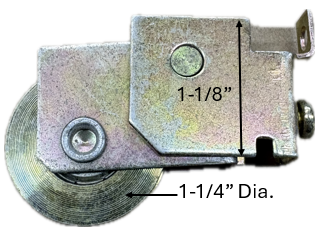 Sliding Glass Door Roller (1-1/8'' Height) (5/8'' Width)