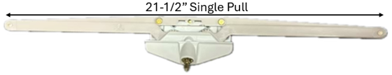 Awning Window Operator (Truth 11.10) (21-1/2" Single Pull) (White)