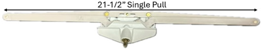 Awning Window Operator (Truth 11.10) (21-1/2" Single Pull) (White)