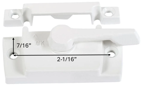 Cam Lock (Truth Trimline' 17.32)(White)
