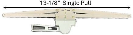 Awning Window Operator (Truth Lever 10.14) (13-1/8" Single Pull) (White) (Regular Hand)