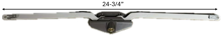 Awning Window Operator (Truth 11.16) (24-3/4" Shoe Stud) (Brown)