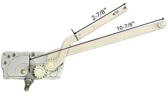 Dual Arm Casement Window Operator (Truth Entrygard 15.15) (2-7/8" Arm) (Right)