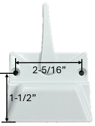 Homegard Sash Lock (Truth Hardware 16.52) (White) (New Style)