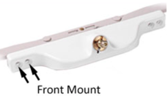 Single Arm Casement Window Operator (Truth 7-1/2" Arm, Front Mount) (Right) (White) (Metal Roller)