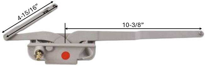 Dual Arm Casement Window Operator (Acme) (10-3/8" Arm) (Right)