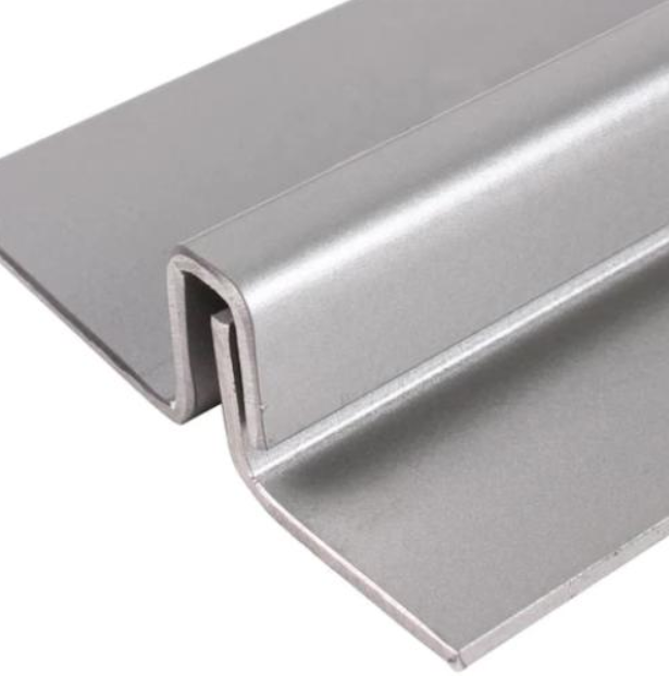 Frontline Defender Security Astragal, Inswing, Clear Anodized