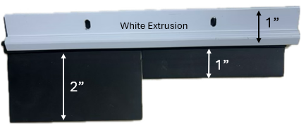 Rubber Sweep - White