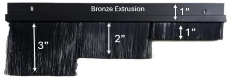 Brush Sweep - Dark Bronze