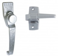 Classic Push-Button Handle Set, Silver