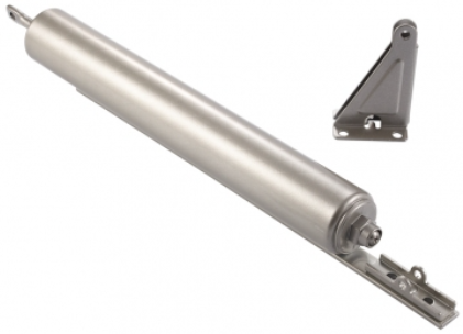 Heavy Door Closer With Torsion Bar, Silver