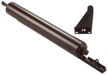 Heavy Door Closer With Torsion Bar, Brown