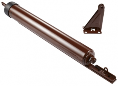 Quick-Hold Door Closer, Extra-Heavy Duty, Brown