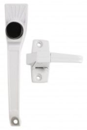 Classic Push Button Handle Set, White