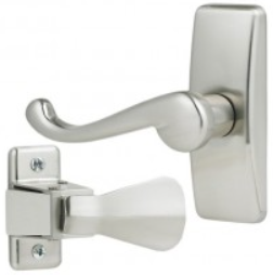 GL Lever Set, Satin Nickel