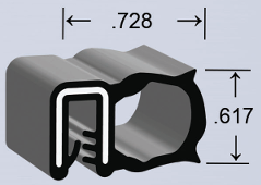 Auto Style Dual Durometer 3/4" x 5/8"