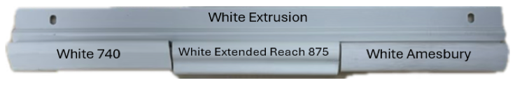 White Weatherstrip Door Kit
